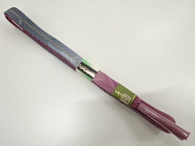 未使用品　正絹　手組帯締め